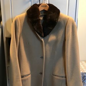Anne Klein camel hair coat